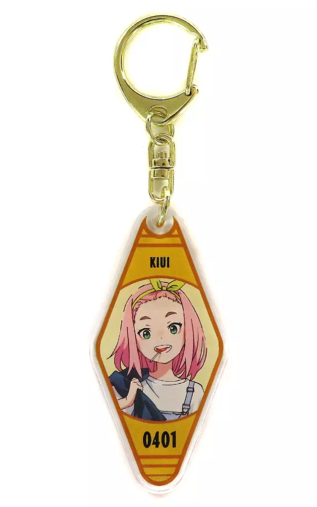 渡瀬キウイ(アップ) 「夜のクラゲは泳げない POP UP SHOP in TOWER RECORDS 描き下ろし 渋カジファッションver. トレーディングアクリル」