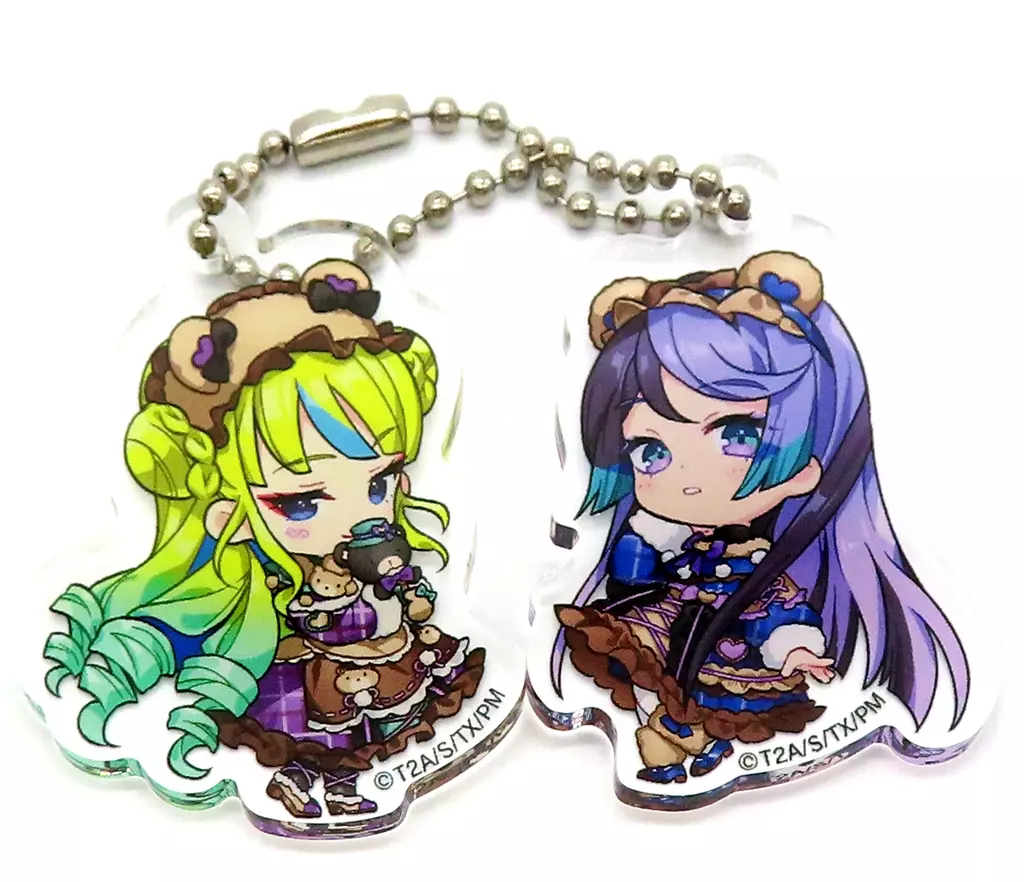心愛れもん＆きゃろん デュオチャーム 「まるくじ ワッチャプリマジ! みるきプロデュース!? kawaii ショコラベアコーデ Ver.」 中吉-3