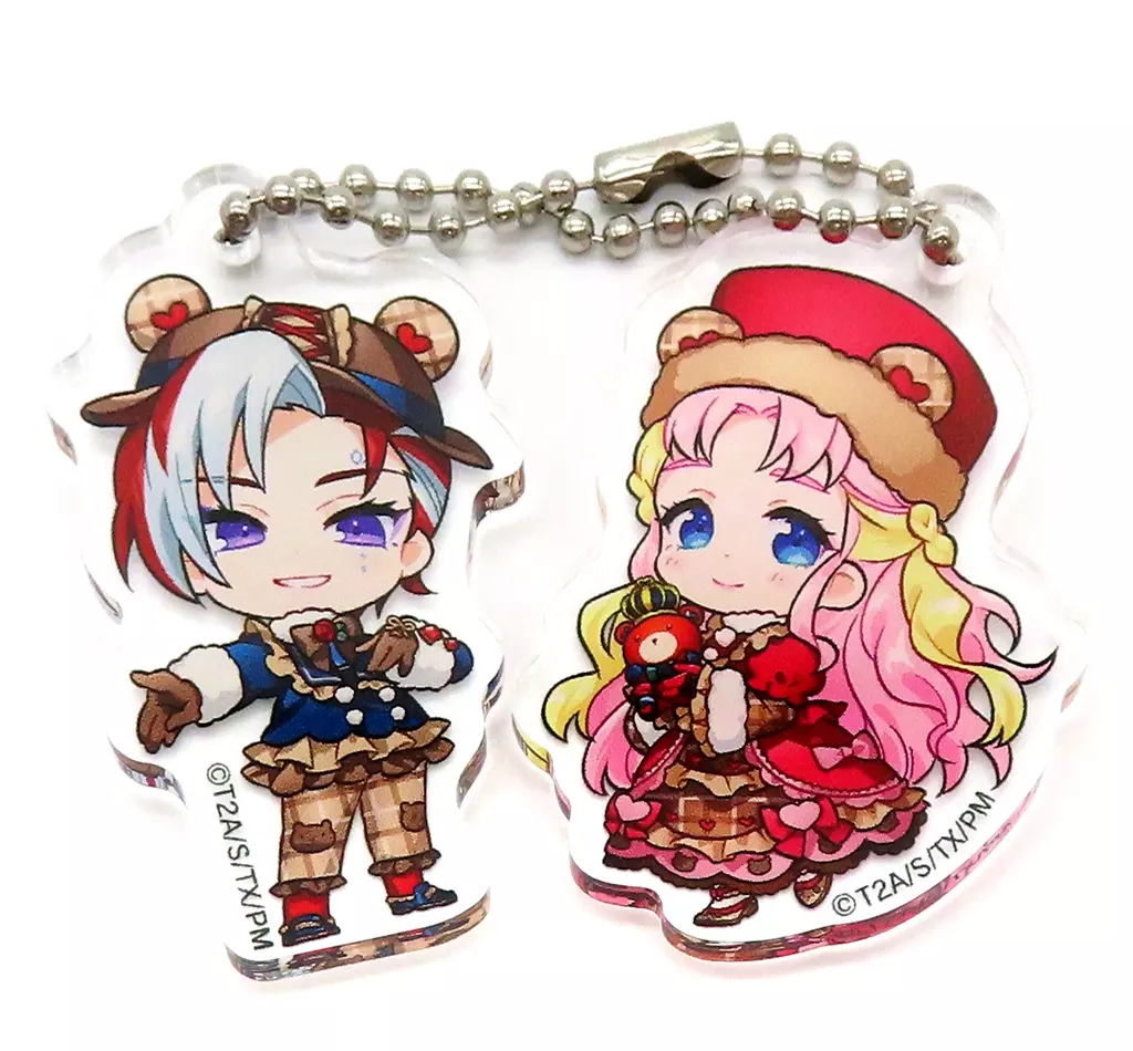 皇あまね＆ぱたの デュオチャーム 「まるくじ ワッチャプリマジ! みるきプロデュース!? kawaii ショコラベアコーデ Ver.」 中吉-4