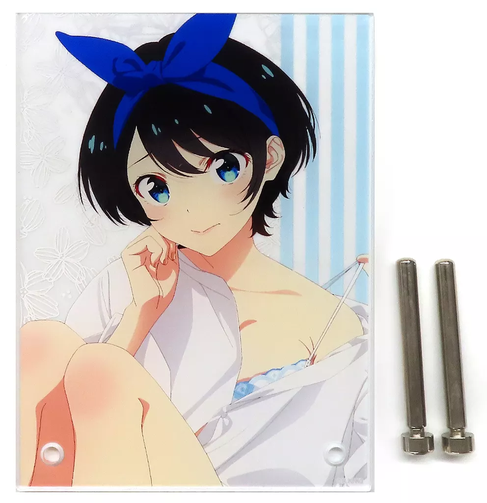 駿河屋 -<中古>更科瑠夏 描き下ろし 彼シャツver. A6アクリルパネル