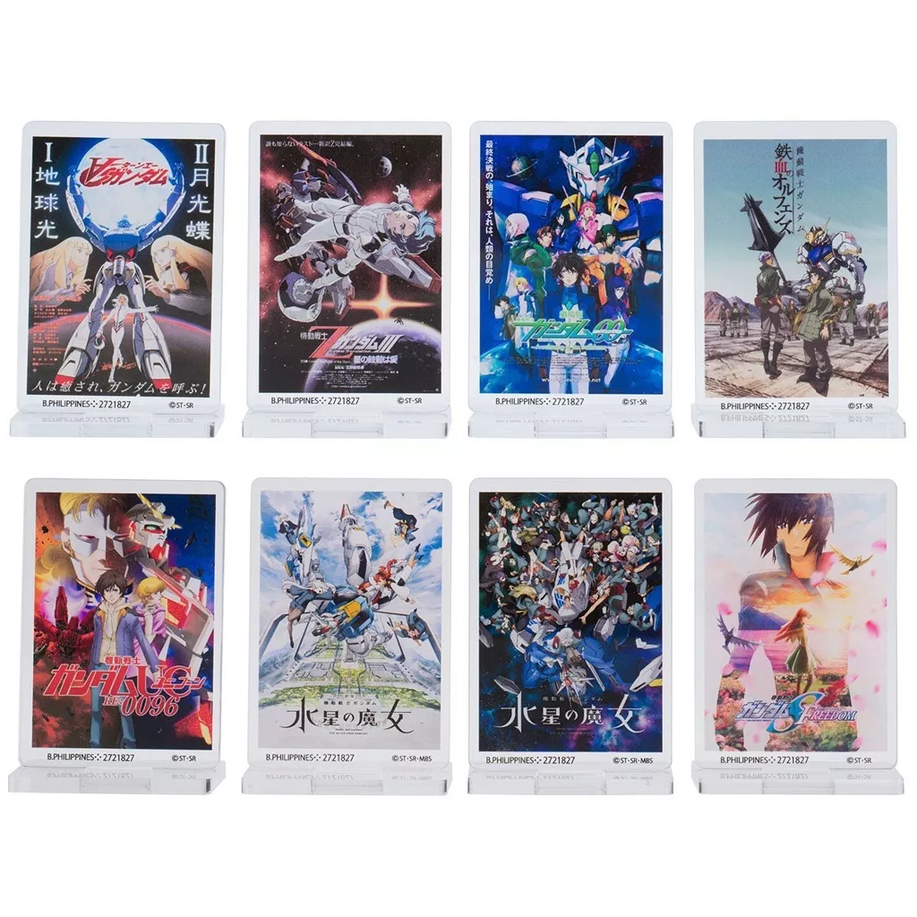 アクリルスタンド・アクリルパネル　全8種セット 「ガンダムポスター アクリルスタンド03」