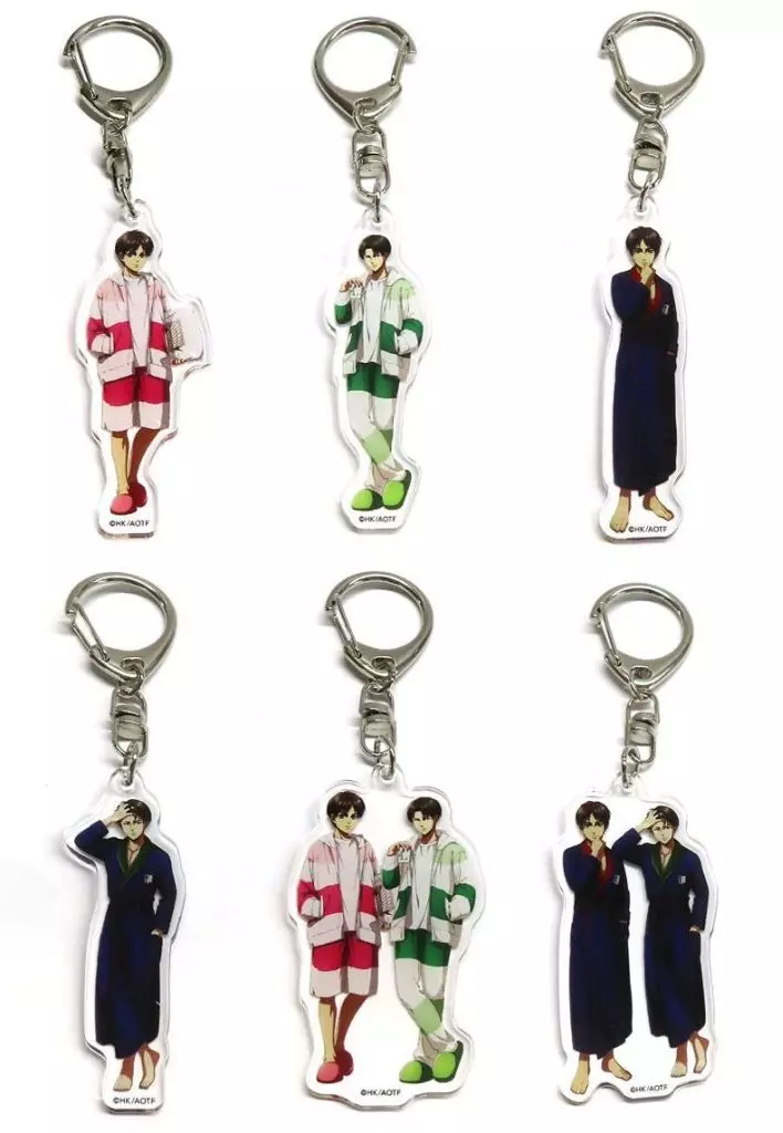 全6種セット 「進撃の巨人 アクリル ルームウェアver./01」