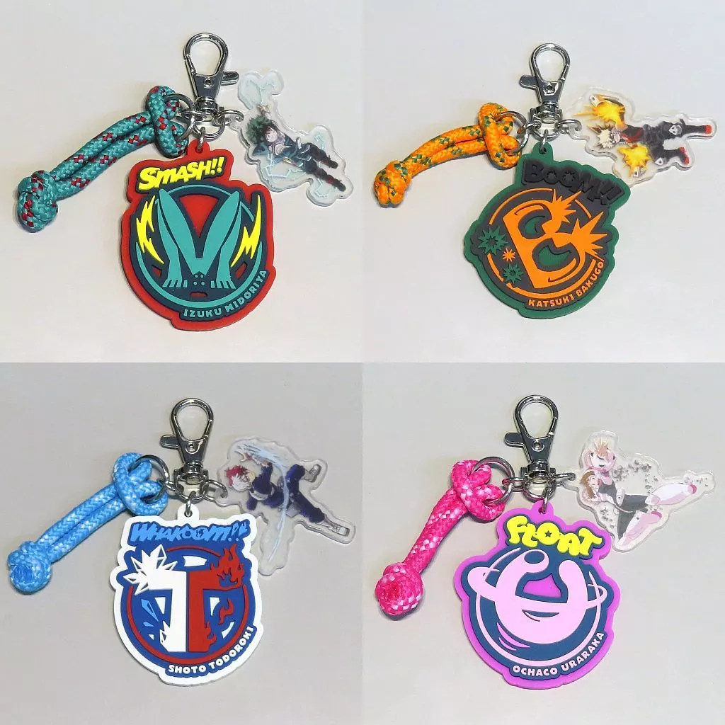 集合 キーチェーンセット(4点セット) 「僕のヒーローアカデミア」 ユニバーサル・スタジオ・ジャパン2024限定