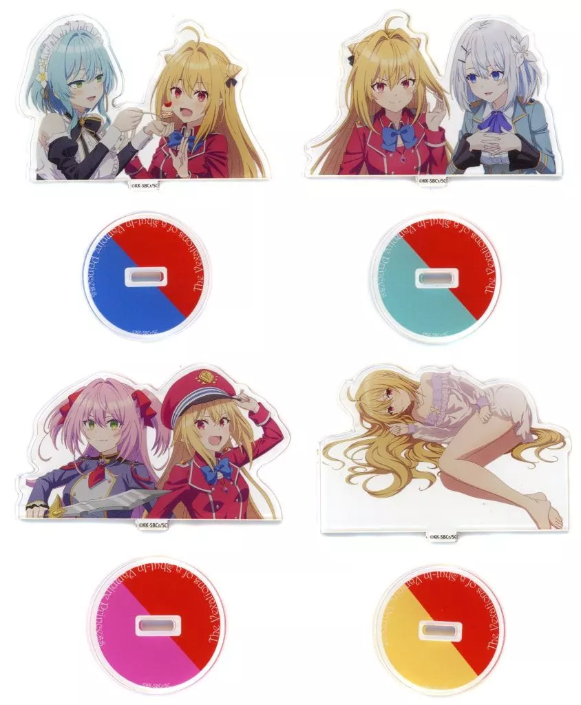 アクリルスタンド・アクリルパネル　全4種セット アクリルスタンド 「DMMスクラッチ! ひきこまり吸血姫の悶々」 C賞