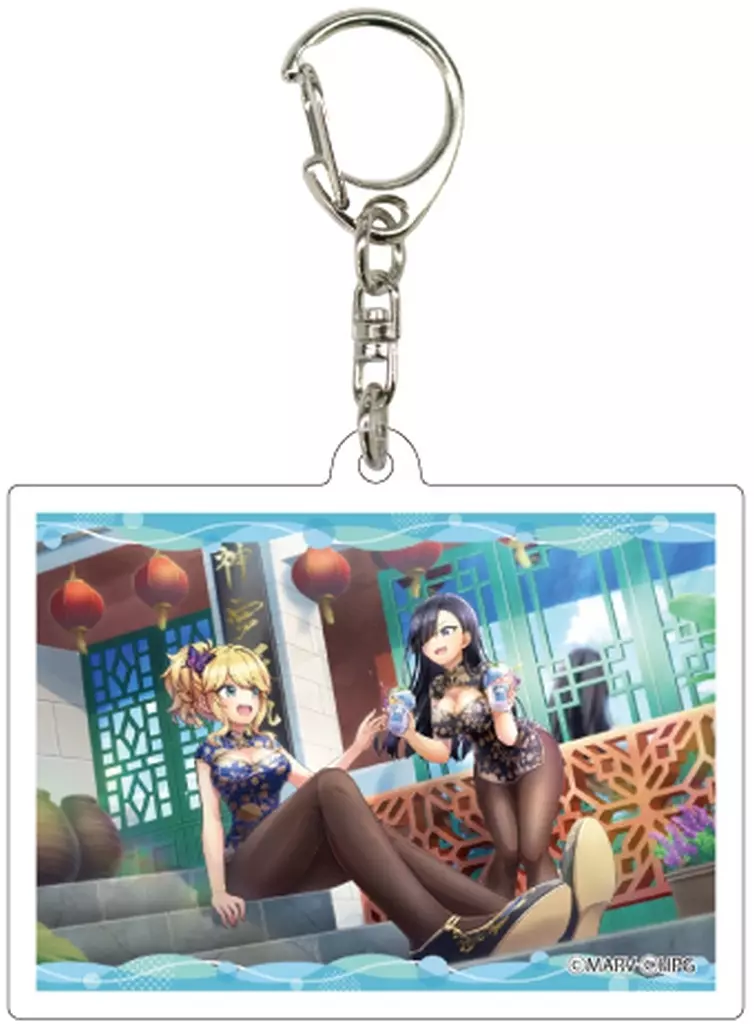 伊澄桐利＆黒瀬見波 「ドルフィンウェーブ アクリル 04.公式イラスト」