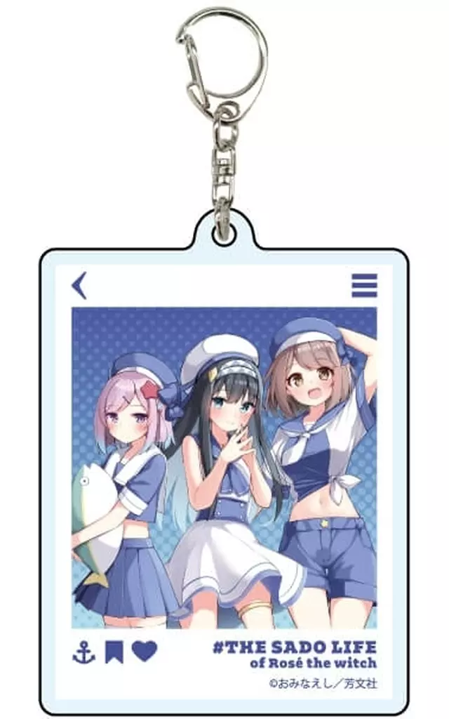 B.集合 「魔法使いロゼの佐渡ライフ アクリル 01.描き下ろしイラスト」