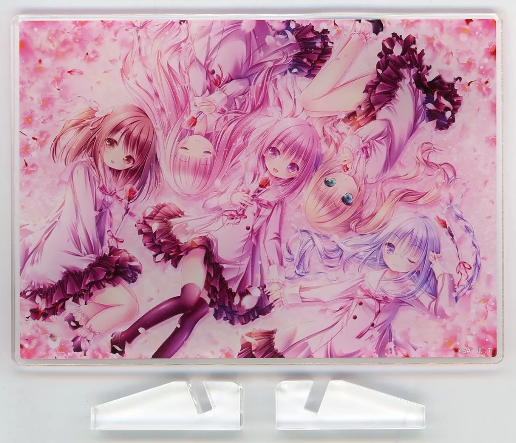 集合(ロウきゅーぶ!) アクリルプレート 「くじ引き堂 ロウきゅーぶ!×天使の3P!×ぽけっと・えーす!オンラインくじ」 A-4賞_image