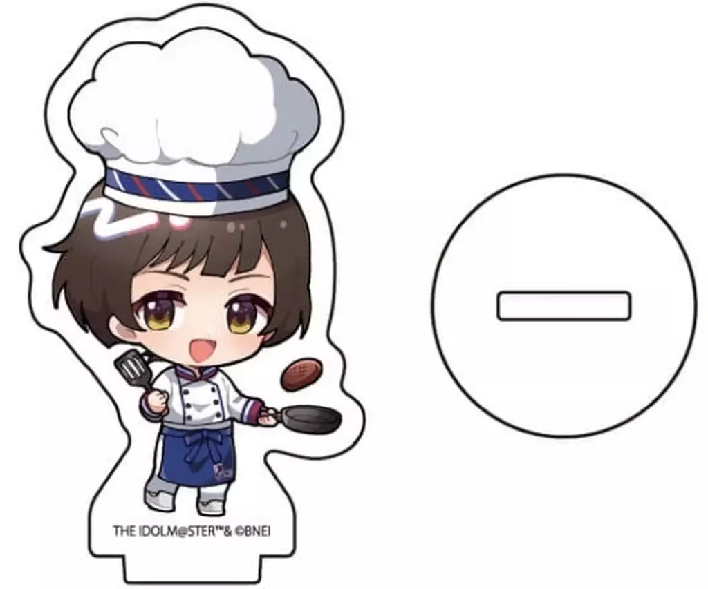 秋月涼 「アクリルぷちスタンド アイドルマスター SideM 14.シェフver. ミニキャライラスト」