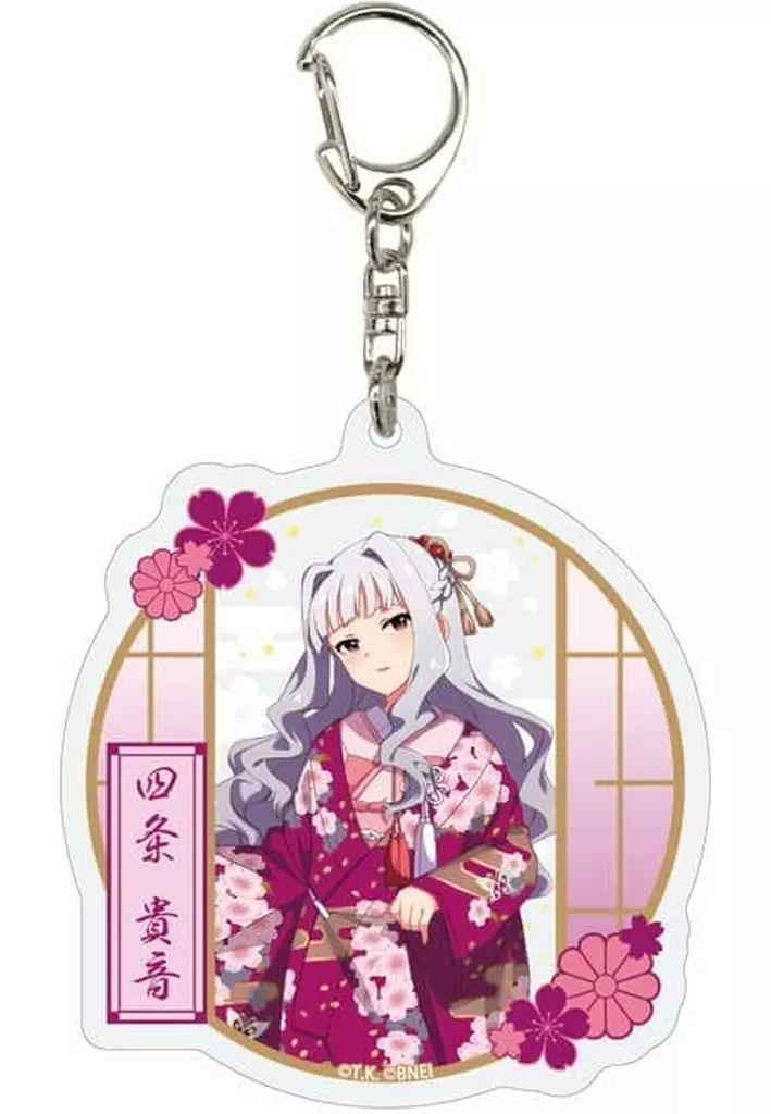 B.四条貴音 「アイドルマスター ミリオンライブ! アクリルキーホルダー 05.桜の和装ver.(描き下ろしイラスト)」