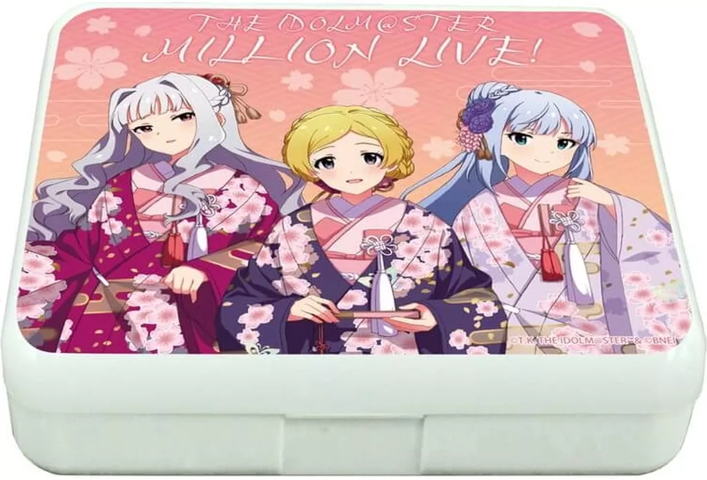 01.集合デザイン(桜の和装ver.) 描き下ろしイラスト 小物ケース 「アイドルマスター ミリオンライブ!」