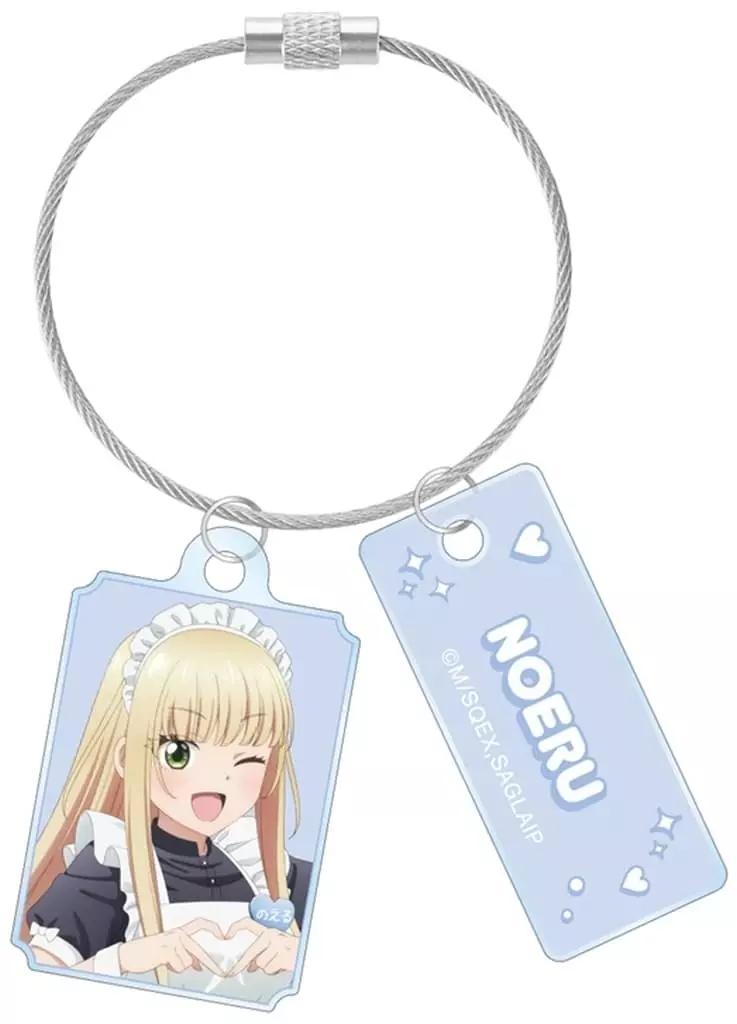 和泉のえる 描き下ろし メイドver. 2連ワイヤーアクリル 「ワンルーム、日当たり普通、天使つき。 POP UP SHOP in AMNIBUS STORE」