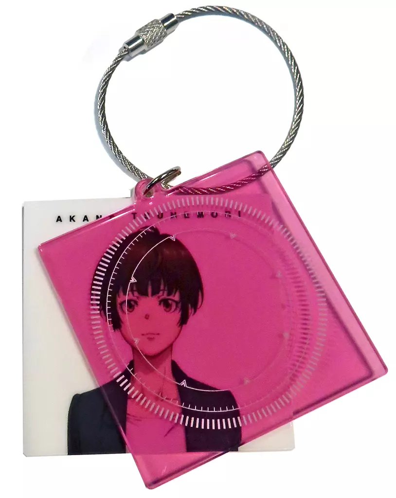常守朱 「PSYCHO-PASS サイコパス 10周年記念 展覧会 CHROMESTHESIA SCOPE (クロメスタジア スコープ) レイヤードアクリルキーチャーム」