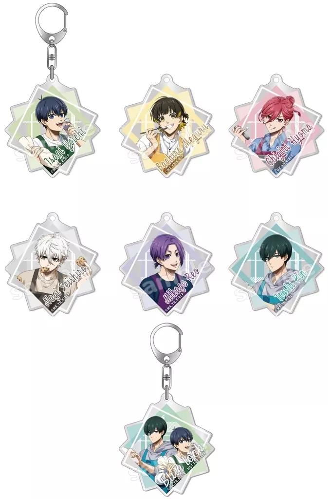 全6種セット+BOX購入特典 「トレーディングアクリル スイーツ ブルーロック」