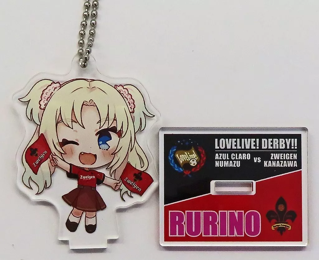 大沢瑠璃乃 「ツエーゲン金沢×アスルクラロ沼津 ラブライブ!ダービー2024 ミニアクリルスタンド(蓮ノ空女学院スクールアイドルクラブ+ゲンゾー)」
