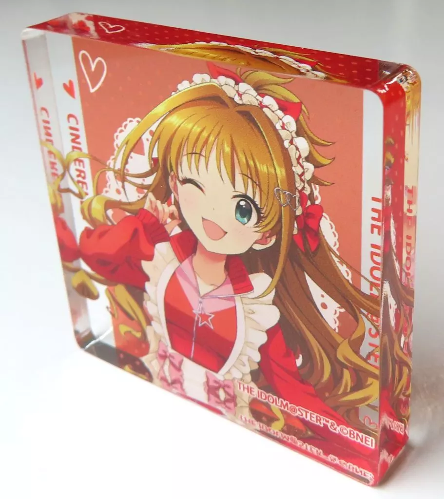 日野茜 「アイドルマスター シンデレラガールズ×アクアシティお台場コラボ アクリルブロック ジャージメイドver.」