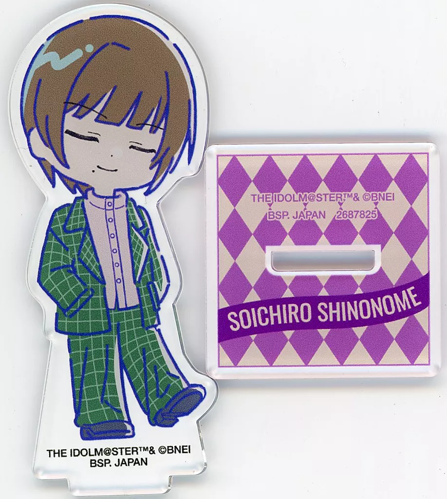 東雲荘一郎 のすたるぽっぷ スタンド付きアクリルプレート 「アイドルマスター SideM」 ナムコ限定