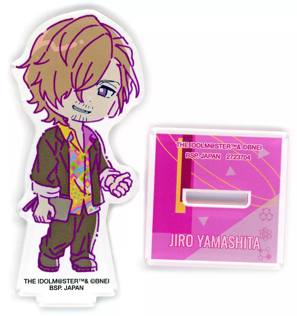 山下次郎 のすたるぽっぷ スタンド付きアクリルプレートvol.2 「アイドルマスター SideM」 ナムコ限定