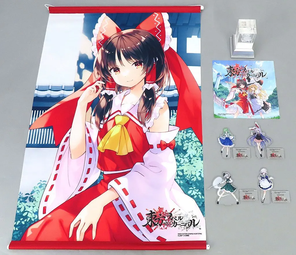 4大特典セット 「PS5/PS4/Switchソフト 東方スペルカーニバル ファミ通DXパック 3Dクリスタルセット」 同梱特典_image