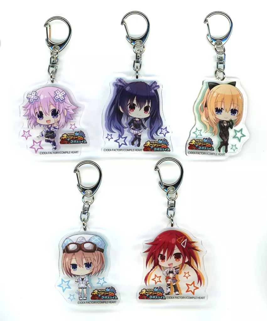 集合 アクリル5種セット 「PS5/PS4/Switchソフト 爆走次元ネプテューヌ VS巨神スライヌ ゲーマーズ限定版」 同梱特典