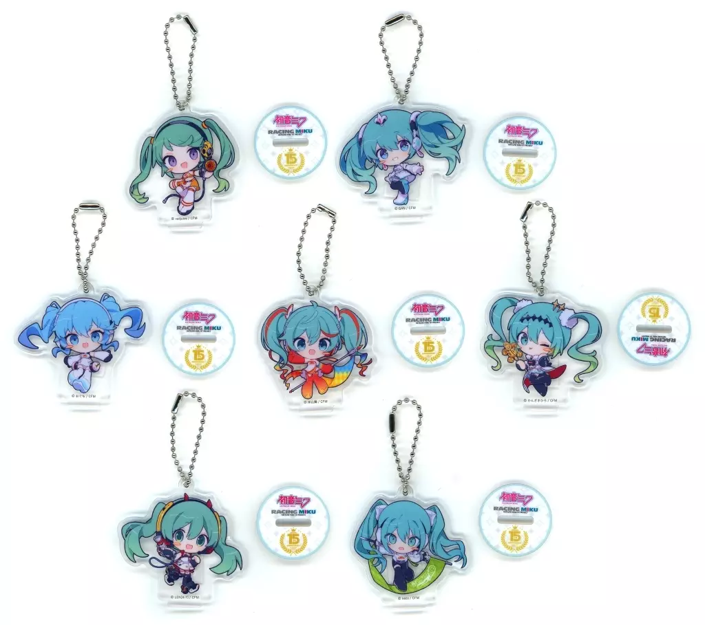 全7種セット 「初音ミク GTプロジェクト アクリルキーチェーン Vol.2」