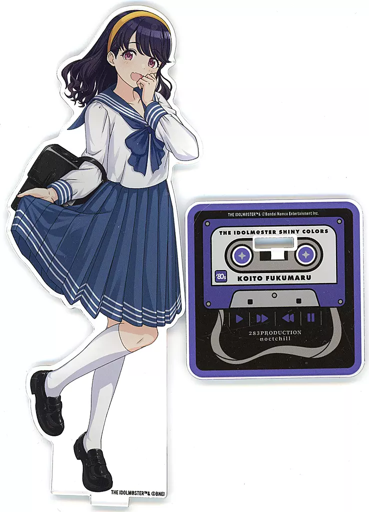 福丸小糸 描き下ろしアクリルスタンド 「アイドルマスター シャイニーカラーズ ノクチル×SHIBUYA TSUTAYA IP書店 ジェイケー最前線」（本体不備（中））