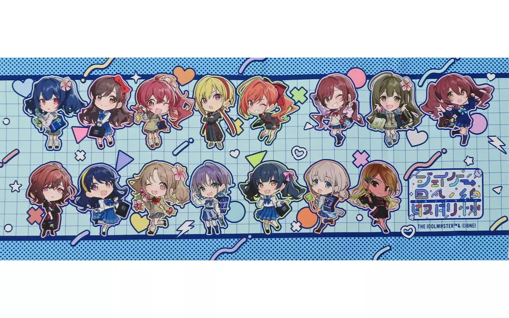 ジェイケー最前線ver. ちびキャラ フェイスタオル 「アイドルマスター シャイニーカラーズ ノクチル×SHIBUYA TSUTAYA IP書店 ジェイケー最前線」