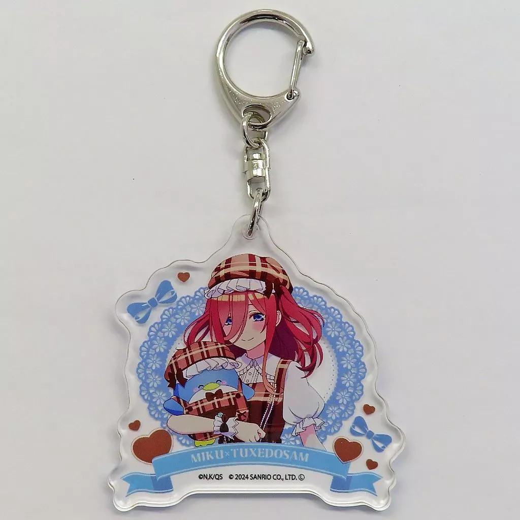 中野三玖×タキシードサム アクリル 「五等分の花嫁∽×サンリオキャラクターズ」 TSUTAYA限定
