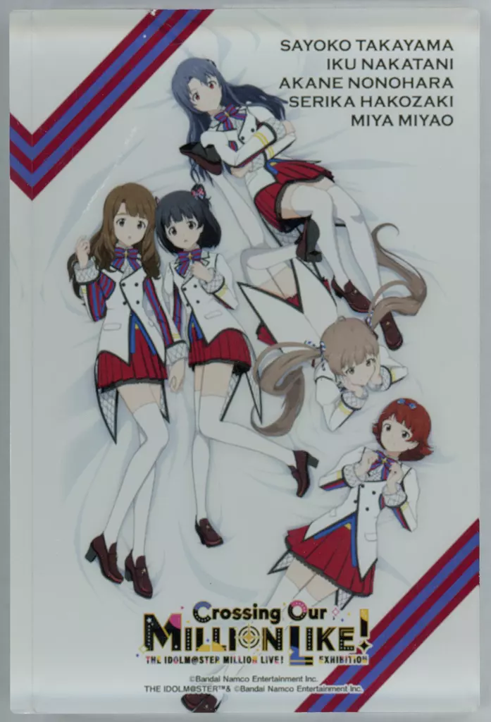 MILLIONSTARS Team5th 公式アクリルブロック 「アイドルマスター ミリオンライブ!展 ～Crossing Our MILLION LIKE!～」