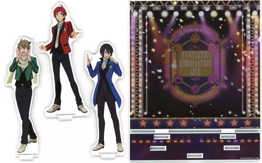 DRAMATIC STARS 公式アクリルスタンドセット 「アイドルマスター SideM 315 Production presents F＠NTASTIC COMBINATION LIVE BRAINPOWER!!」