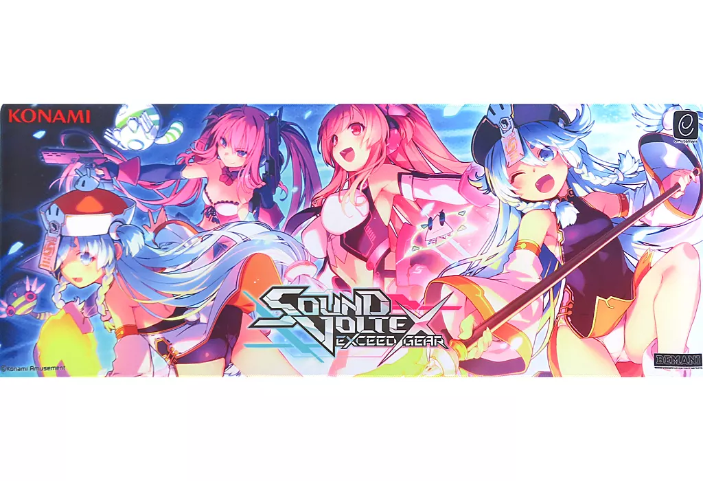 マウスパッド　集合 ビッグマウスパッド「SOUND VOLTEX EXCEED GEAR」 年間PASS購入特典