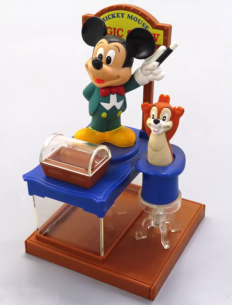 雑貨　[外箱欠品/破損品] ミッキーとチップのマジックショー マジシャンバンク 「ディズニー」