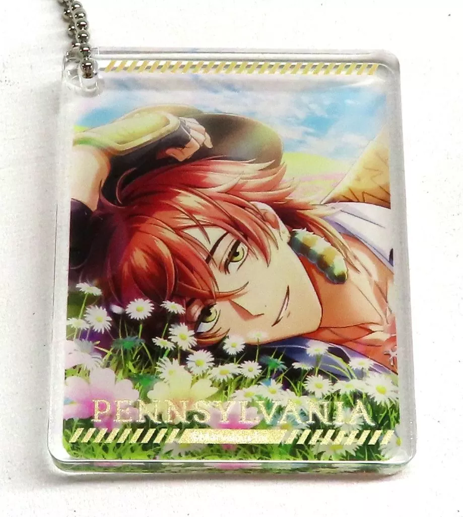 ペンシルヴァニア 「千銃士：Rhodoknight 1.5周年アニバーサリー×Gratte animatecafe CoLotta トレーディングアクリルプレート B」