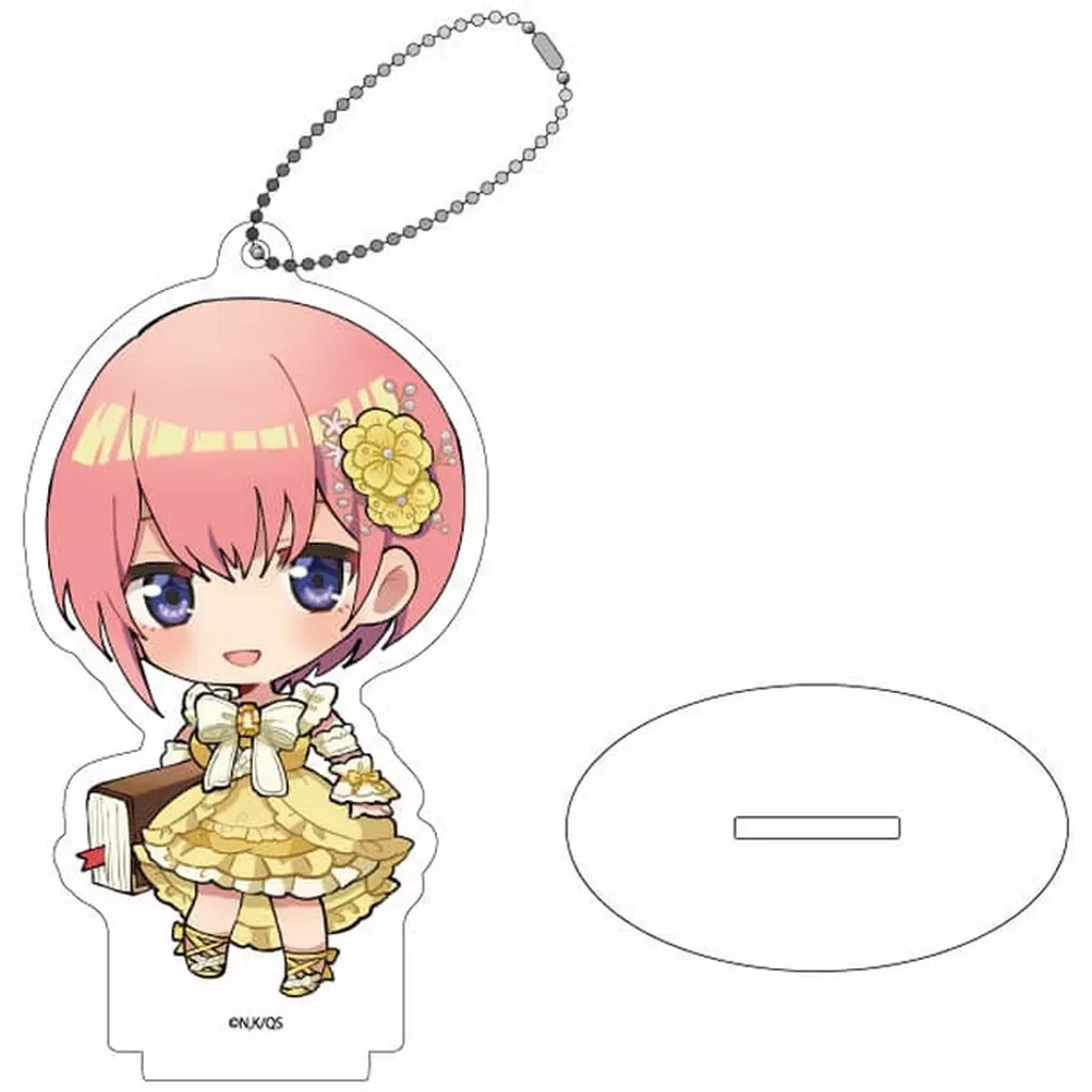 06.中野一花 アクリルスタンド 本の守り人ver.(ミニキャライラスト) 「五等分の花嫁∽」