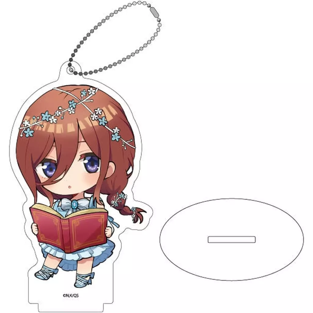 08.中野三玖 アクリルスタンド 本の守り人ver.(ミニキャライラスト) 「五等分の花嫁∽」