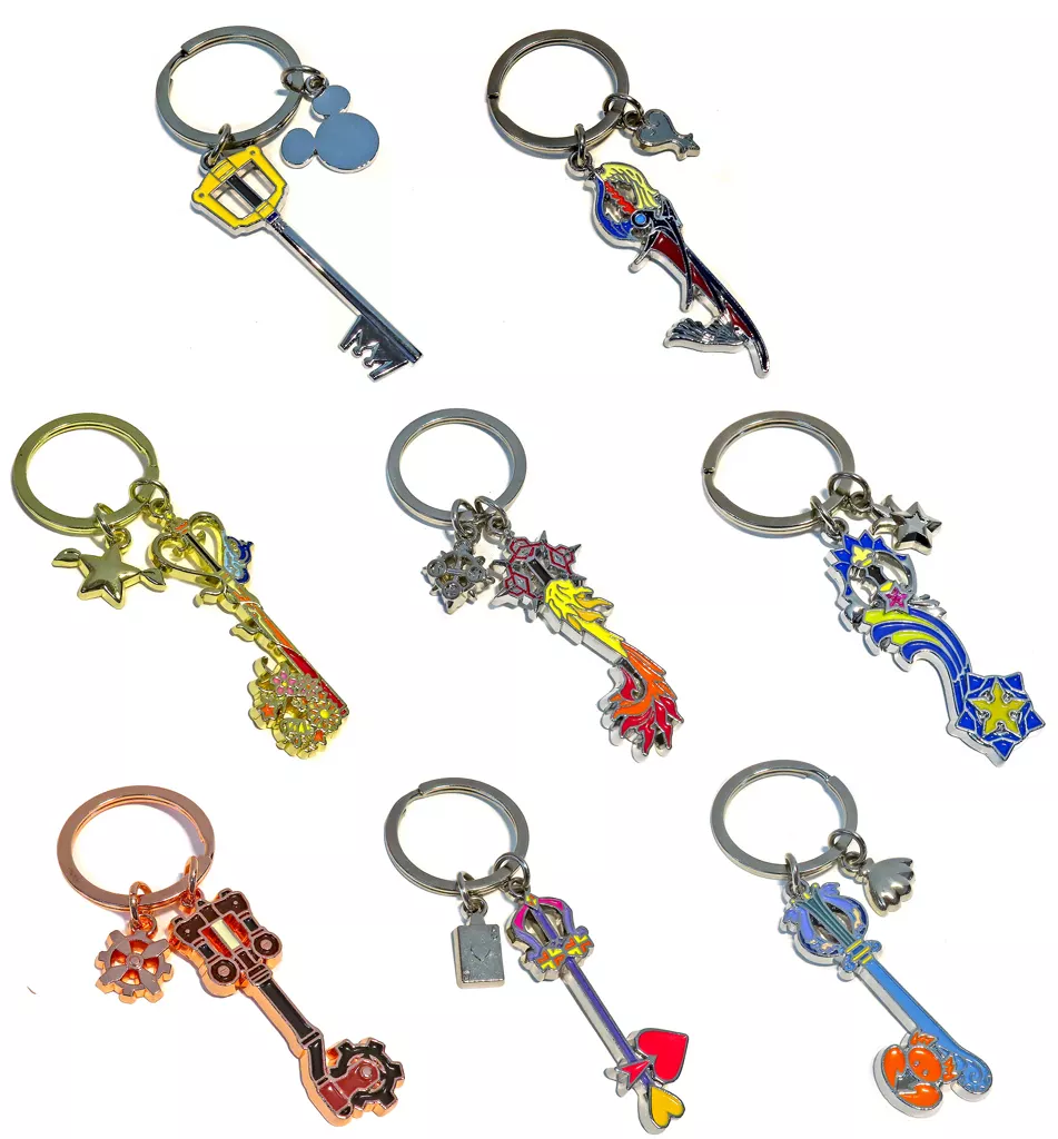 全8種セット キーブレードチャームコレクション 「一番くじ キングダムハーツ -Linking Hearts-」 G賞