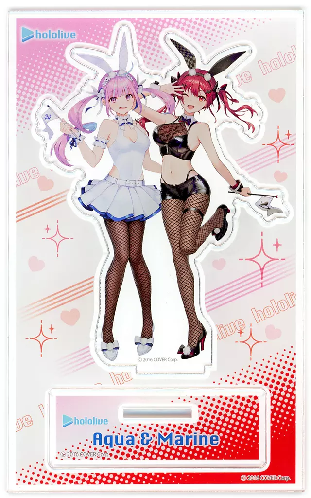 新品　【モーリーオンライン限定】ホロライブ　アクリルスタンド　宝鐘マリン　バニー 駿河屋 -<中古>湊あくあ＆宝鐘マリン(バニー) アクリルスタンド