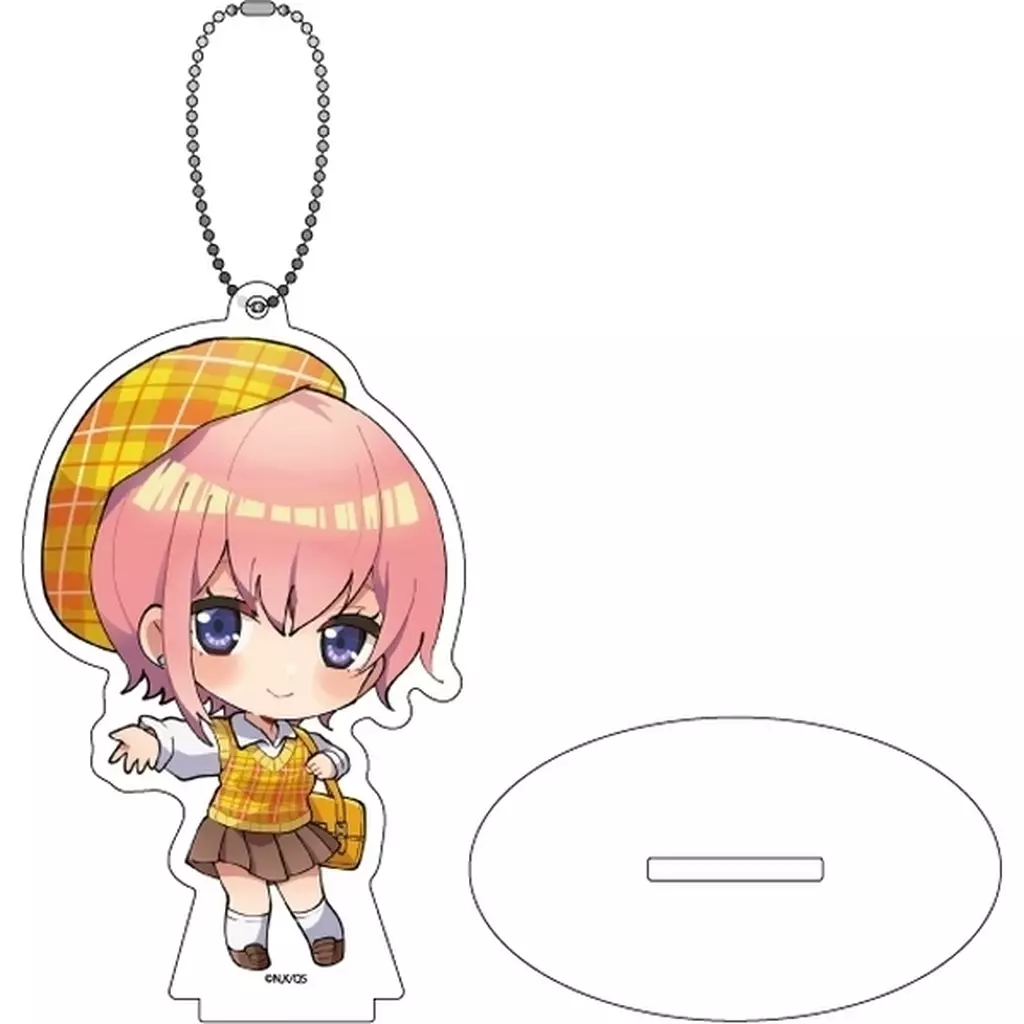 1.中野一花 アメリカンポップver.(ミニキャライラスト) アクリルスタンド 「五等分の花嫁∽」