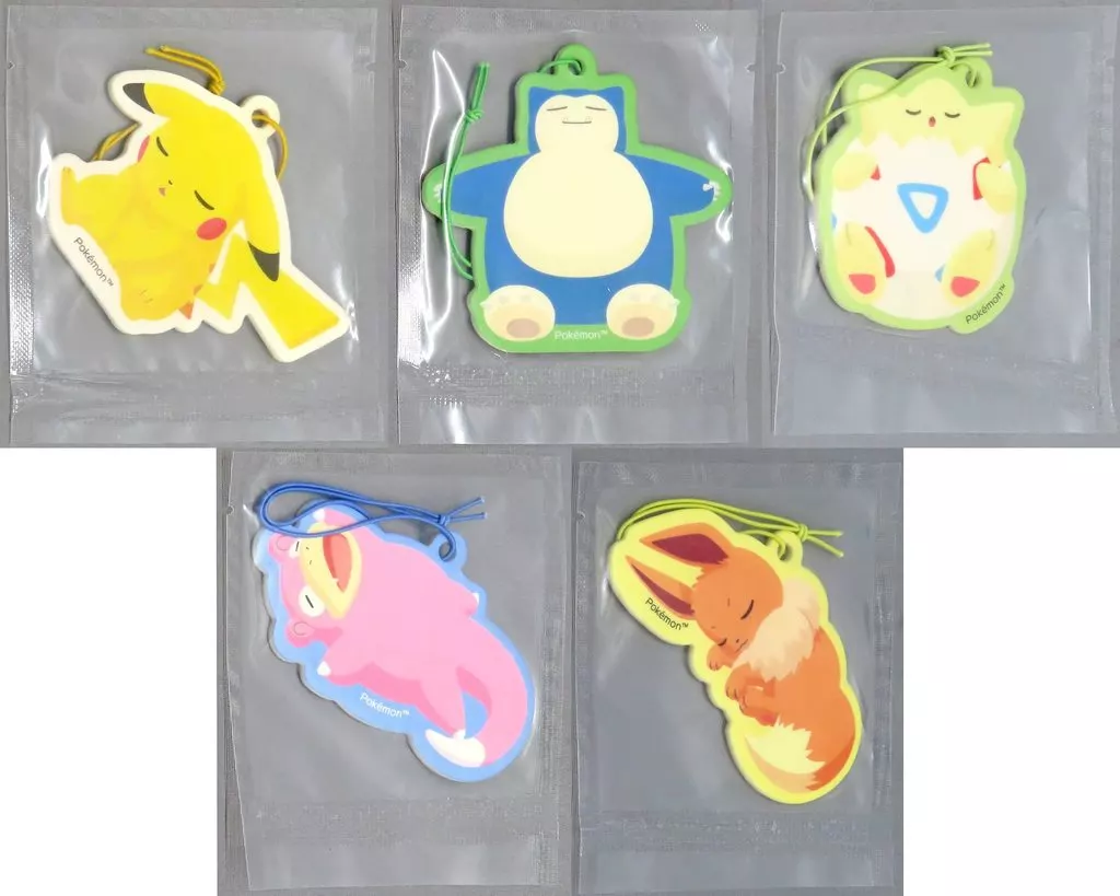 全5種セット 香り付きペーパーチャーム 「ポケットモンスター Pokemon Sleep×ファミリーマート」 対象商品購入特典