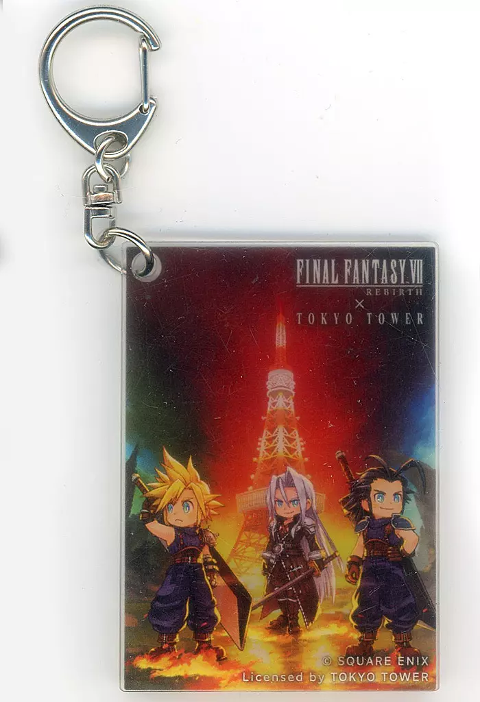 クラウド＆セフィロス＆ザックス(ミニキャラ) アクリル 「ファイナルファンタジーVII REBIRTH×東京タワー」