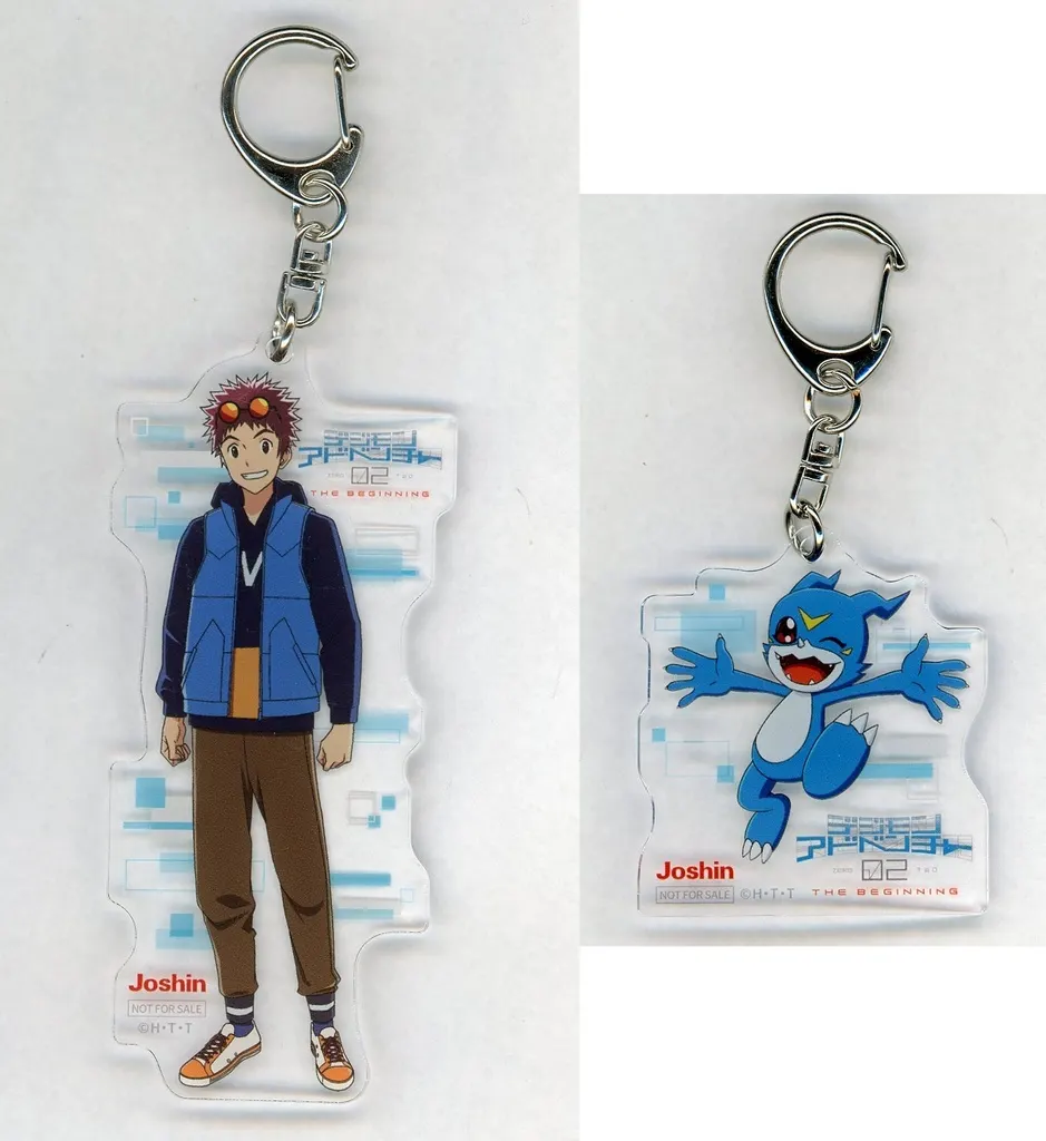 宮本大輔＆ブイモン アクリル2個セット 「Blu-ray デジモンアドベンチャー02 THE BEGINNING 豪華版」 Joshinディスクピア購入特典