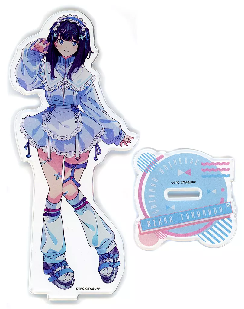 宝多六花 天使界隈ファッション アクリルスタンドフィギュア 「グリッドマンユニバース×SHIBUYA TSUTAYA IP書店 グリッドマンヒロインズSHOP」_image
