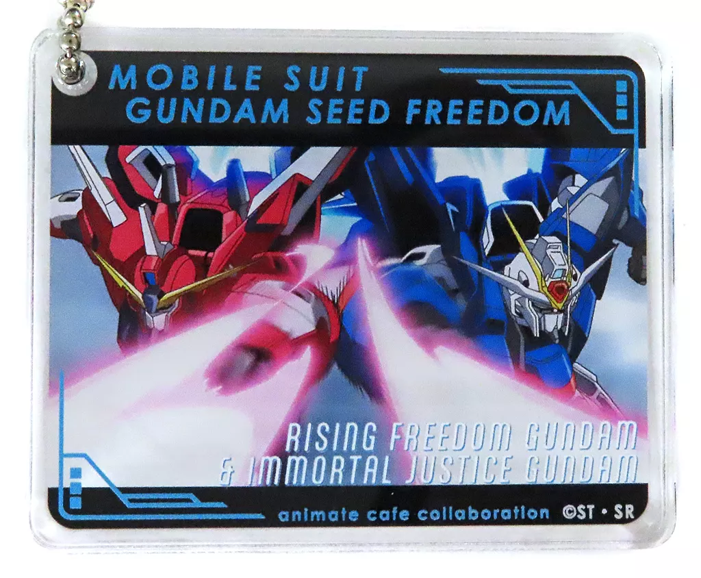 ライジングフリーダムガンダム＆イモータルジャスティスガンダム 「機動戦士ガンダムSEED FREEDOM×animatecafe CoLottaトレーディングアクリルプレート 第2弾」
