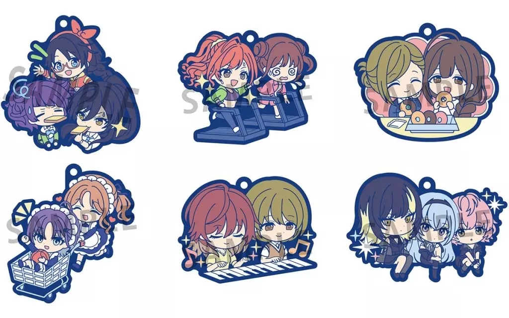 全6種セット 「アイドルマスター シャイニーカラーズ ラバーマスコットバディコレ Vol.2」