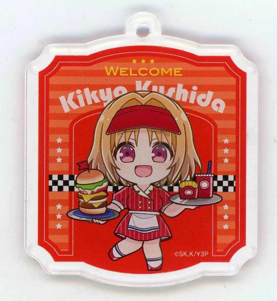 櫛田桔梗 ミニキャラアクリル 「ようこそ実力至上主義の教室へ×PRINCESS CAFE」