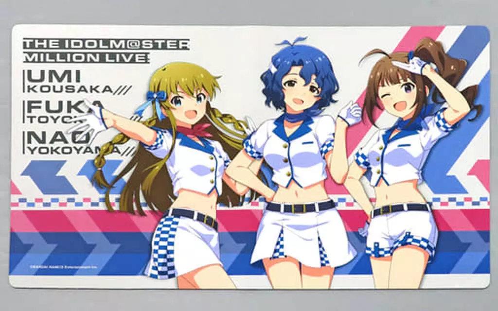 [破損品] 高坂海美＆豊川風花＆横山奈緒 ラバーマット Sofmap Ver. 「アイドルマスター ミリオンライブ!×ソフマップ POP UP SHOP」