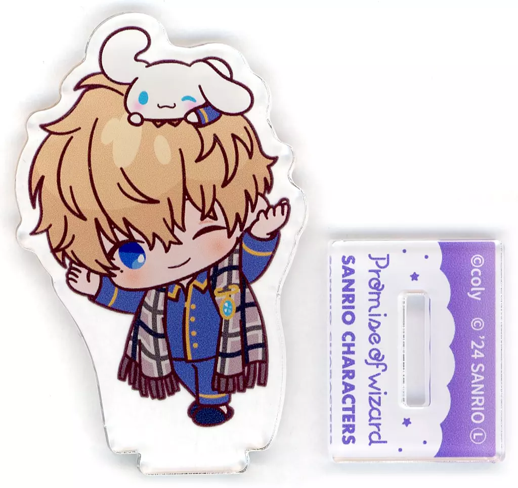アクリルスタンド・アクリルパネル　ヒースクリフ 「魔法使いの約束×サンリオキャラクターズ POP UP STORE ～友達のいる世界へ～ トレーディングアクリルスタンド Twinkle Night」