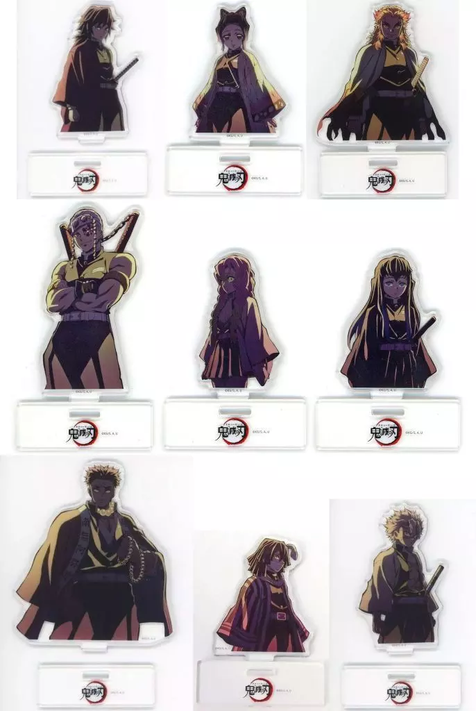 アクリルスタンド・アクリルパネル　全9種セット 「鬼滅の刃 竈門炭治郎立志編 OP柱集結ランダムアクリルスタンド」