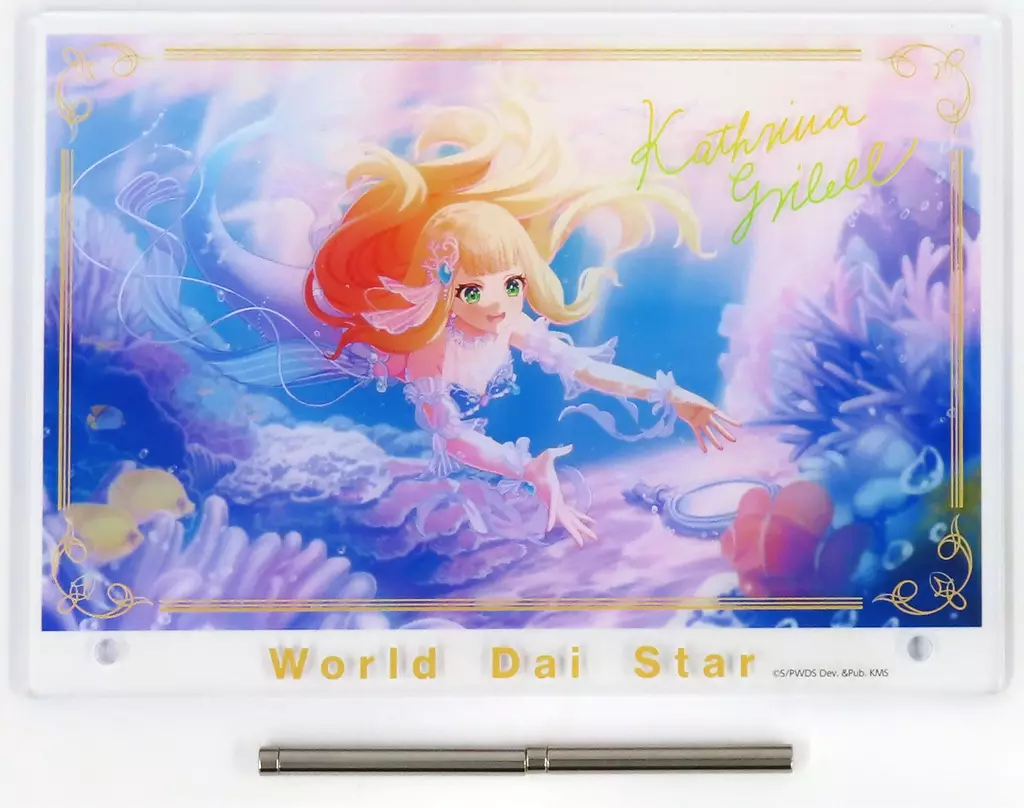 カトリナ・グリーベル アクリルボード 「ワールドダイスター 夢のステラリウム キャラポップストア」 ミニゲーム 劇団電姫の運命のガラポン A賞_image