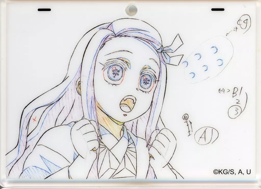 竈門禰豆子 原画風アクリルチャーム 「鬼滅の刃 柱稽古編×ufotable DINING 第一期」 お楽しみくじ景品
