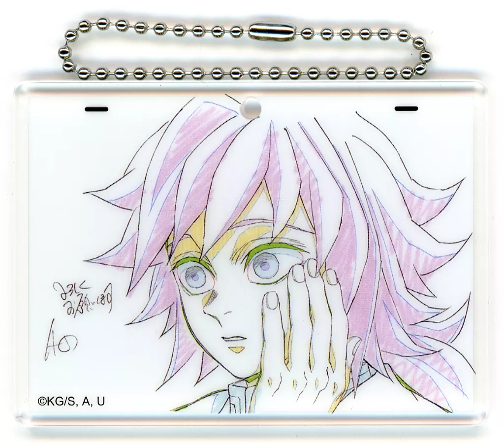 冨岡義勇(頬に手) 原画風アクリルチャーム 「鬼滅の刃 柱稽古編×ufotable DINING 第一期」 お楽しみくじ景品